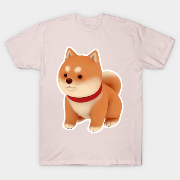 Funny Shiba T-Shirt by MadDesigner